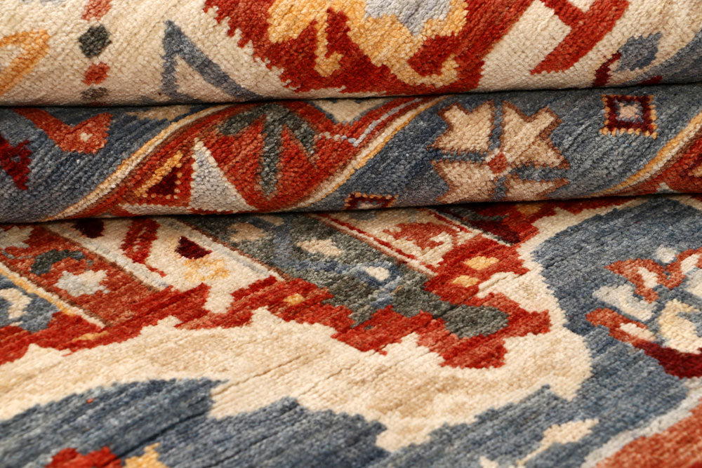 Multi Colored Oushak 8' 9 x 11' 8 - No. 65047 - ALRUG Rug Store