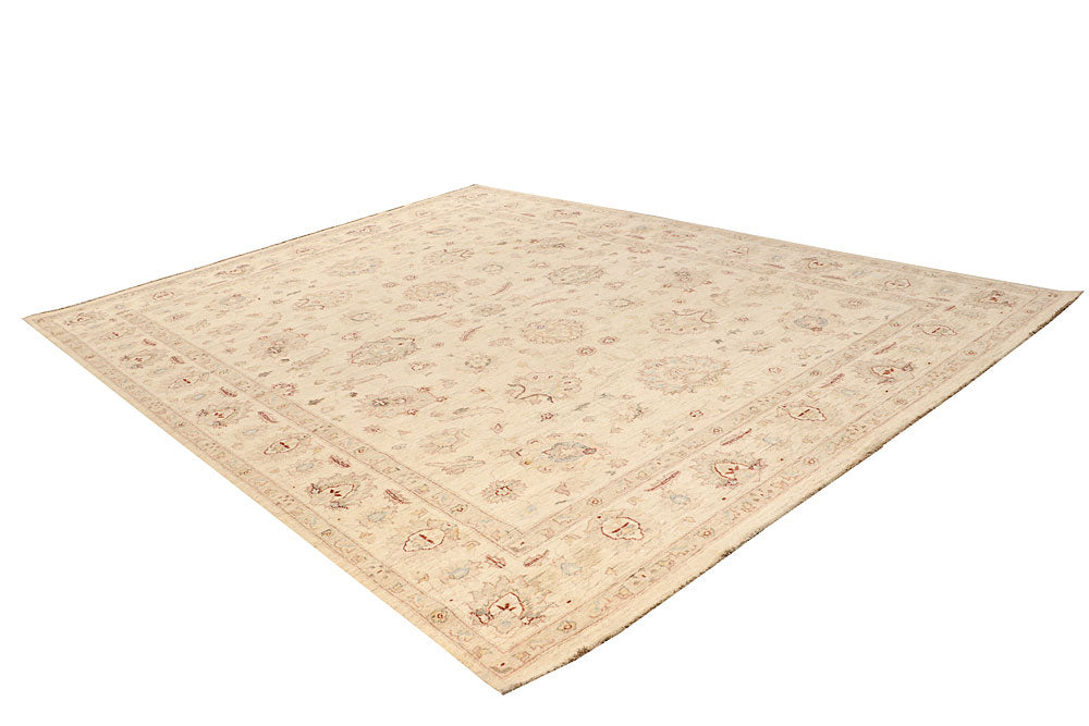 Blanched Almond Ziegler 8' 10 x 11' 9 - No. 65051 - ALRUG Rug Store