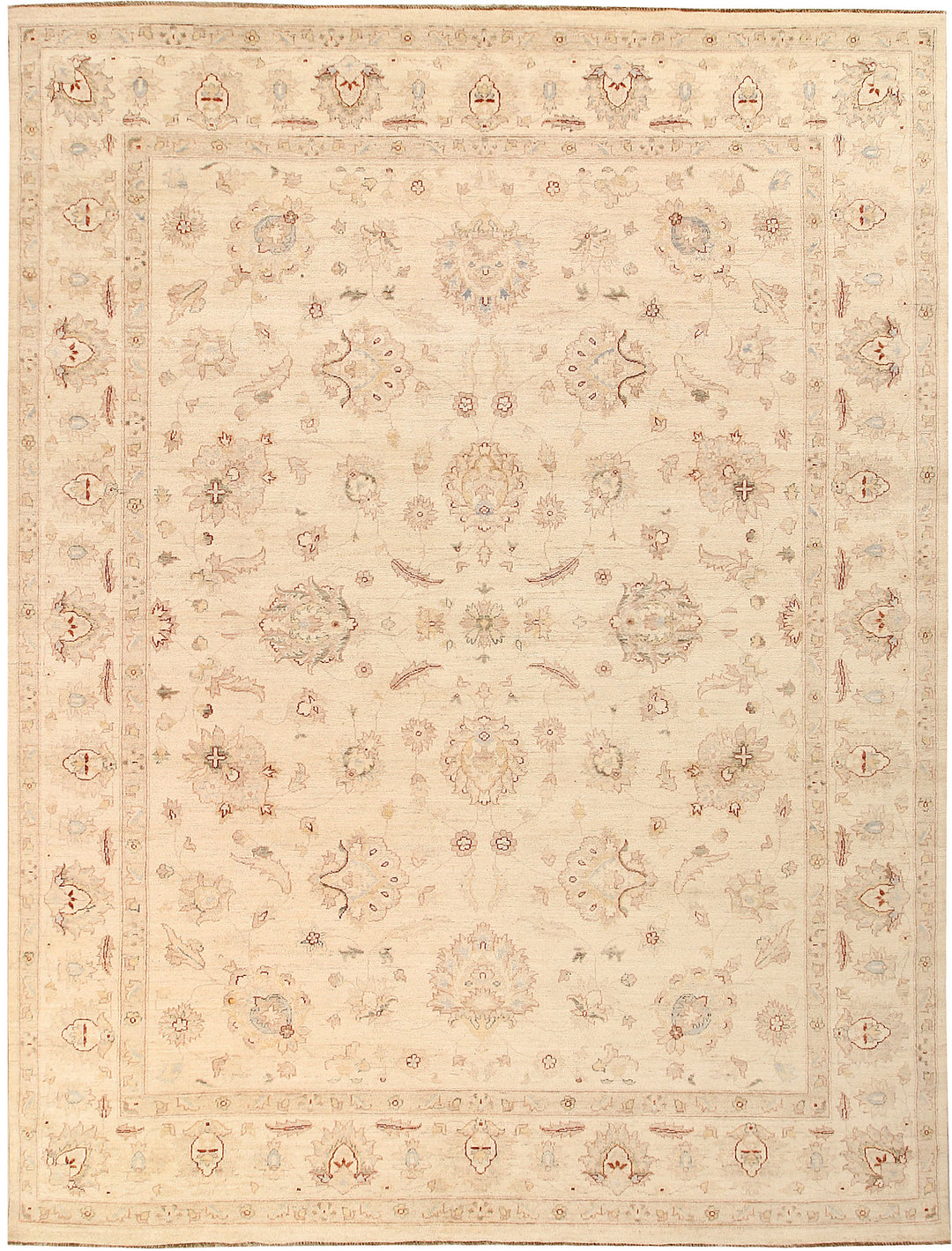Blanched Almond Ziegler 8' 10 x 11' 9 - No. 65051 - ALRUG Rug Store