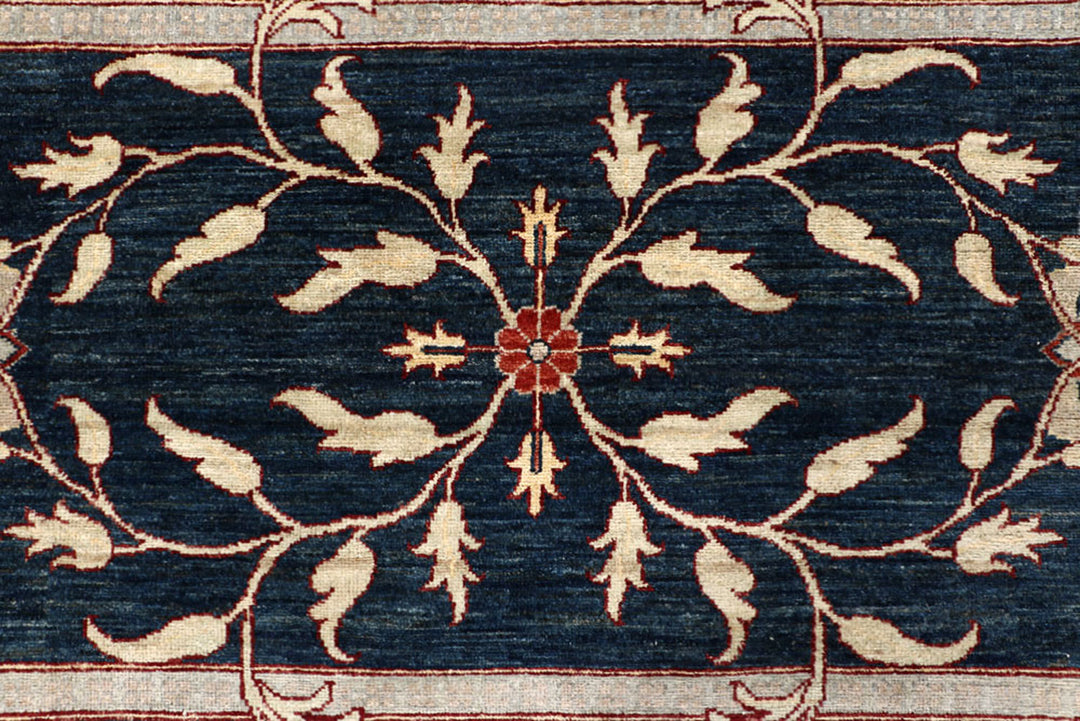 Midnight Blue Oushak 8'  9" x 11'  5" - No. QA30816