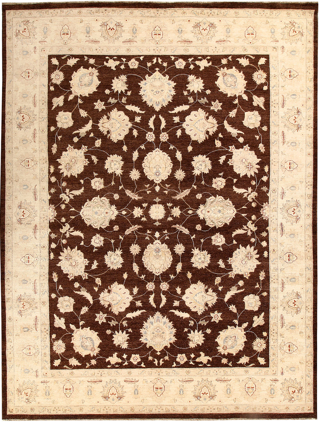 Saddle Brown Ziegler 8' 11 x 11' 10 - No. 65055 - ALRUG Rug Store