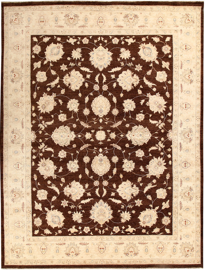 Saddle Brown Ziegler 8' 11 x 11' 10 - No. 65055 - ALRUG Rug Store
