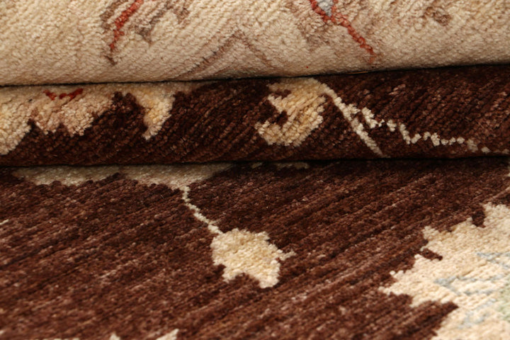 Saddle Brown Ziegler 9'  1" x 11'  11" - No. QA17636