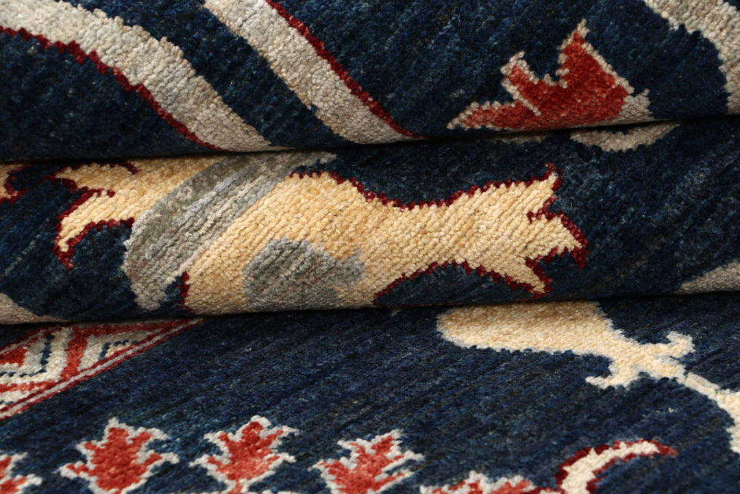 Midnight Blue Oushak 8'  10" x 11'  7" - No. QA83069