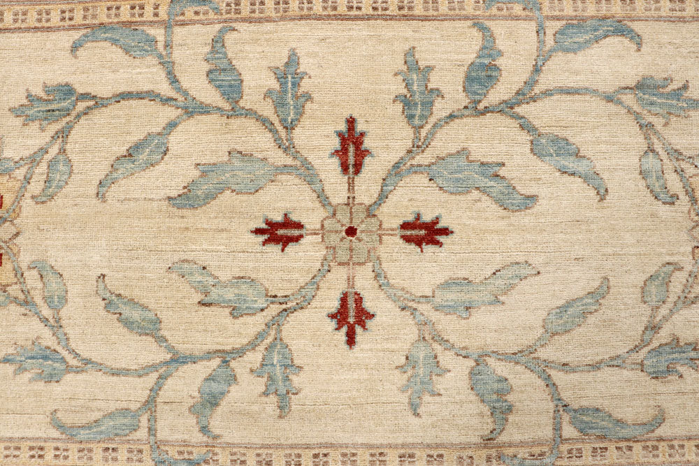 Blanched Almond Oushak 8' 10 x 11' 7 - No. 65061 - ALRUG Rug Store