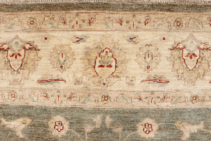 Dark Olive Green Ziegler 8' 8 x 11' 6 - No. 65065 - ALRUG Rug Store