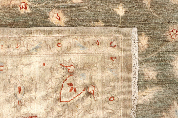 Dark Olive Green Ziegler 8' 8 x 11' 6 - No. 65065 - ALRUG Rug Store