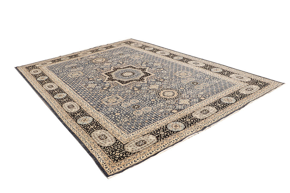 Dim Grey Mamluk 10' x 13' 3 - No. 65073 - ALRUG Rug Store