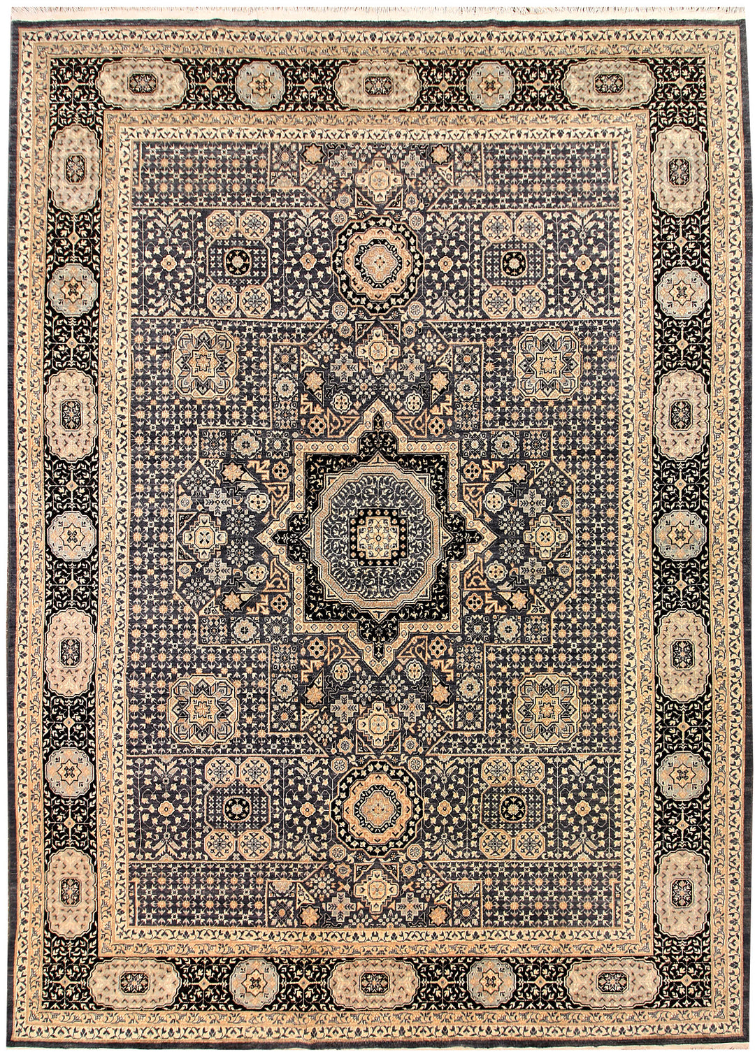 Dim Grey Mamluk 10' x 13' 3 - No. 65073 - ALRUG Rug Store