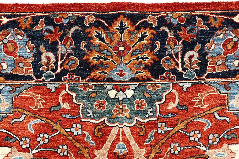 Orange Red Ziegler 9' x 11' 10 - No. 65074 - ALRUG Rug Store