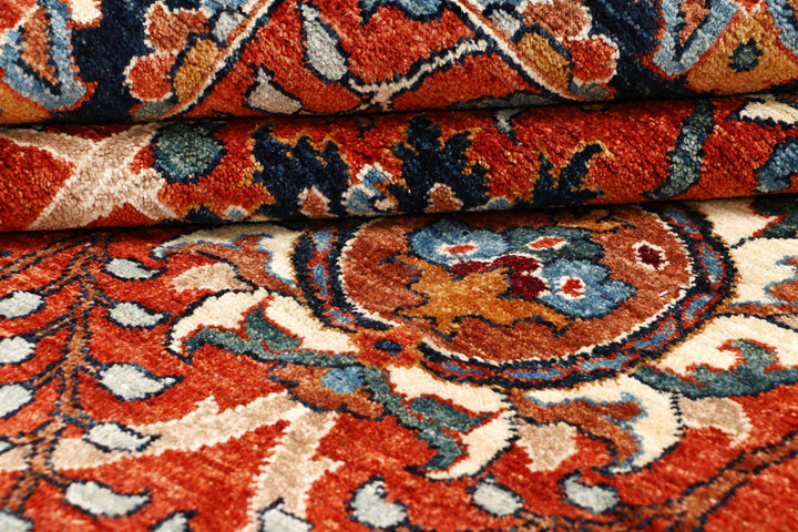 Orange Red Ziegler 9' x 11' 10 - No. 65074 - ALRUG Rug Store