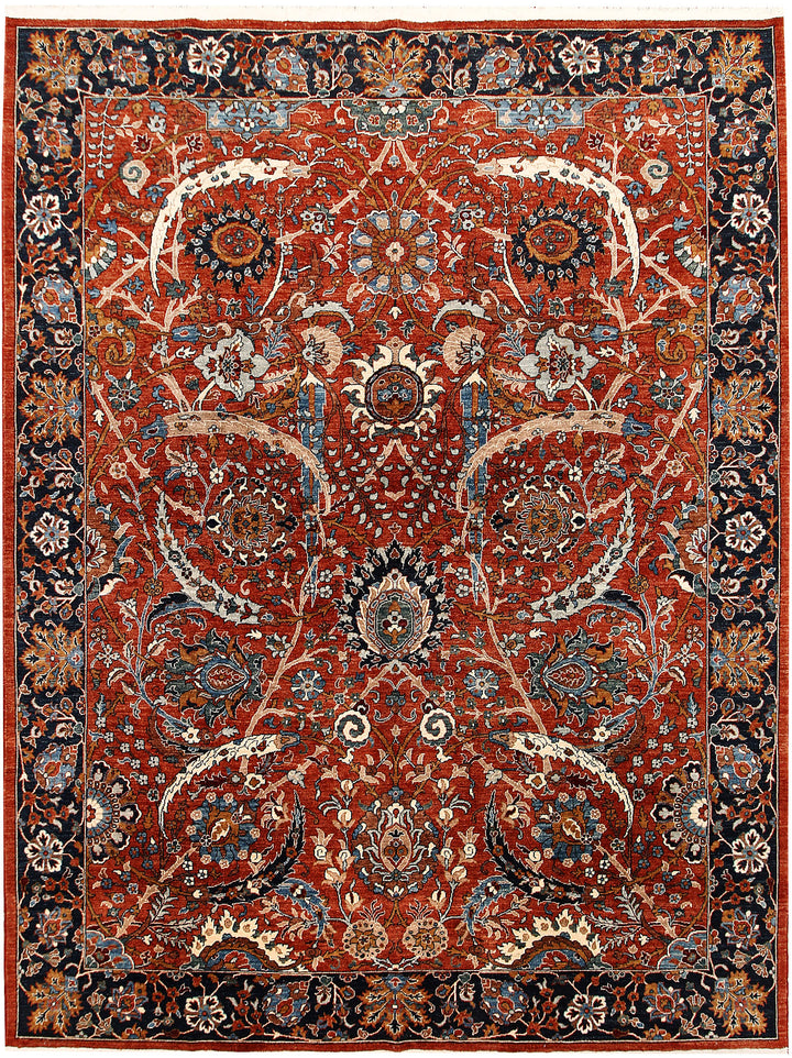 Orange Red Ziegler 9' x 11' 10 - No. 65074 - ALRUG Rug Store