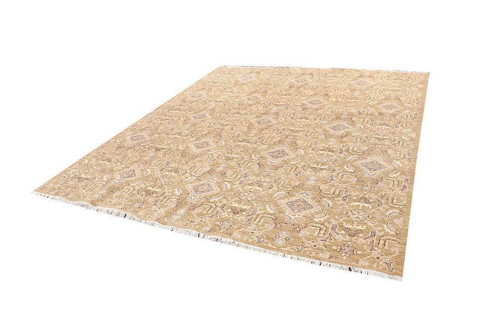 Tan Ikat 8' 1 x 9' 10 - No. 65075 - ALRUG Rug Store