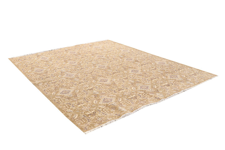 Tan Ikat 8' 1 x 9' 10 - No. 65075 - ALRUG Rug Store