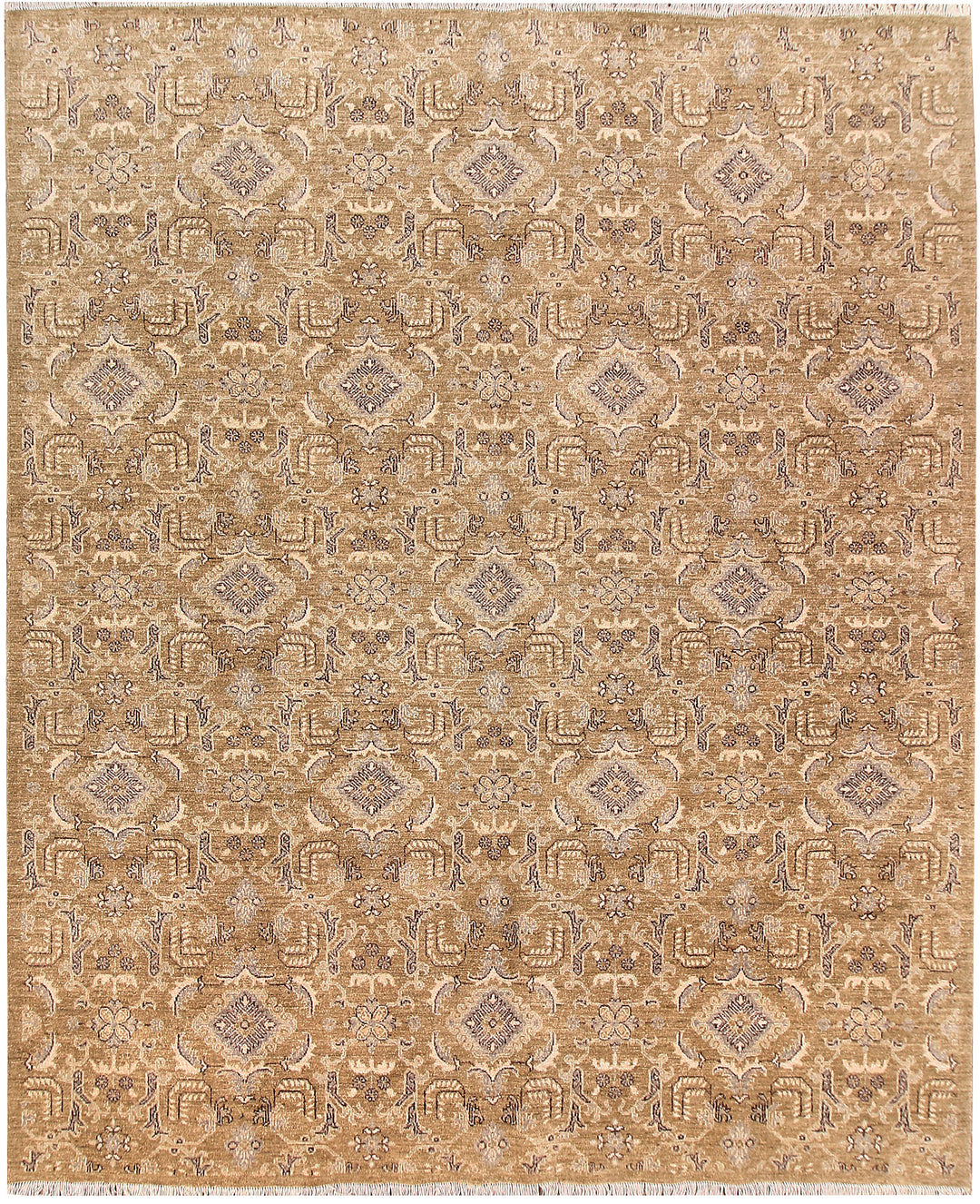 Tan Ikat 8' 1 x 9' 10 - No. 65075 - ALRUG Rug Store