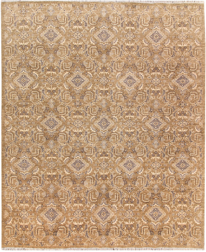 Tan Ikat 8' 1 x 9' 10 - No. 65075 - ALRUG Rug Store