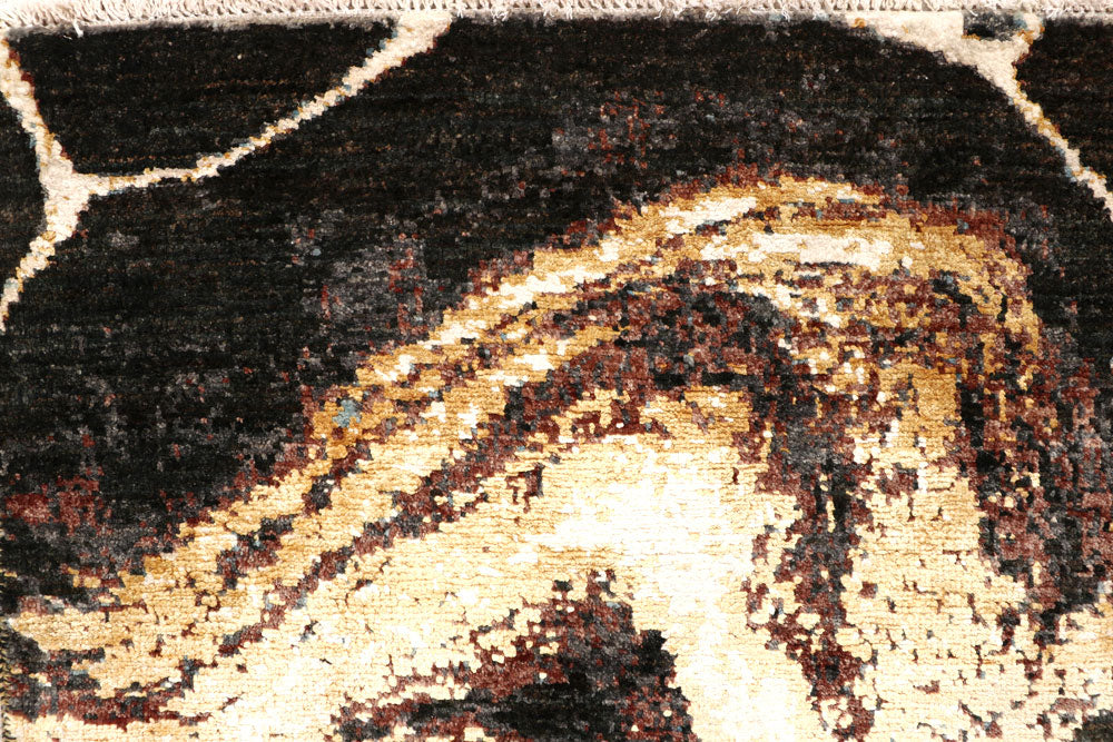 Multi Colored Abstract 4' 1 x 5' 11 - No. 65076 - ALRUG Rug Store