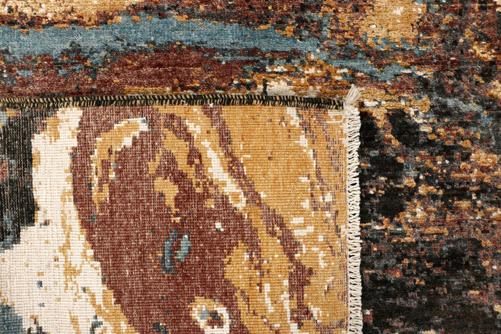 Multi Colored Abstract 4' 1 x 5' 11 - No. 65076 - ALRUG Rug Store