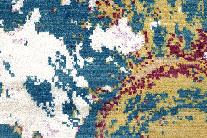 Multi Colored Abstract 4' 1 x 6' 3 - No. 65078 - ALRUG Rug Store