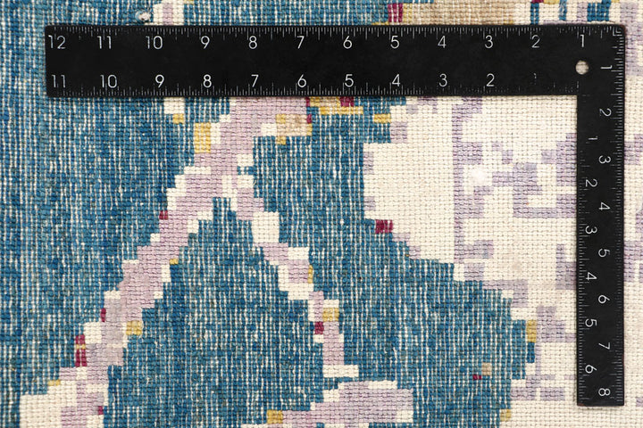 Multi Colored Abstract 4' 1 x 6' 3 - No. 65078 - ALRUG Rug Store