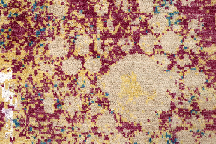 Multi Colored Abstract 4' x 6' 2 - No. 65079 - ALRUG Rug Store