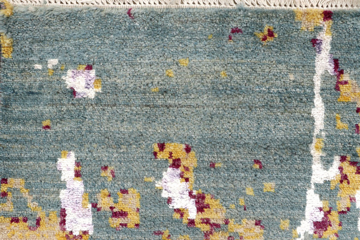 Multi Colored Abstract 4' 1 x 6' 4 - No. 65082 - ALRUG Rug Store