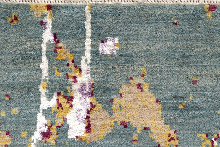 Multi Colored Abstract 4' 1 x 6' 4 - No. 65082 - ALRUG Rug Store