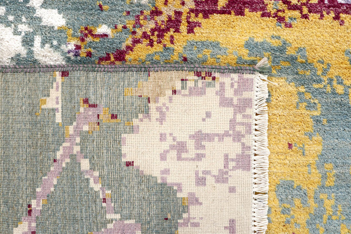 Multi Colored Abstract 4' 1 x 6' 4 - No. 65082 - ALRUG Rug Store