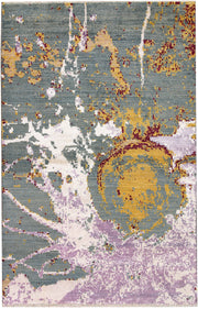 Multi Colored Abstract 4' 1 x 6' 4 - No. 65082 - ALRUG Rug Store
