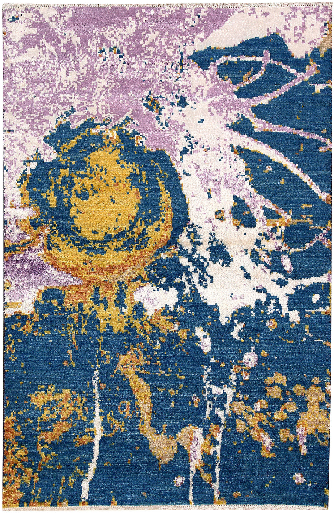 Multi Colored Abstract 4' 1 x 6' 2 - No. 65084 - ALRUG Rug Store