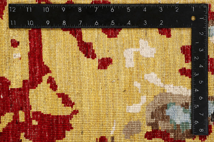 Multi Colored Abstract 4' 6 x 6' 11 - No. 65087 - ALRUG Rug Store