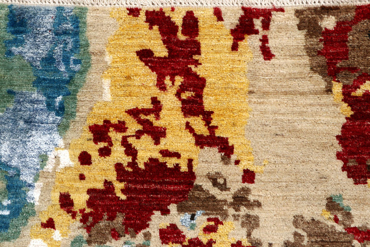 Multi Colored Abstract 4' 5 x 6' 11 - No. 65088 - ALRUG Rug Store