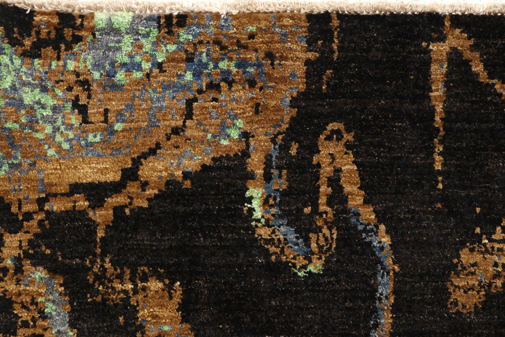 Multi Colored Abstract 5' x 8' 2 - No. 65089 - ALRUG Rug Store