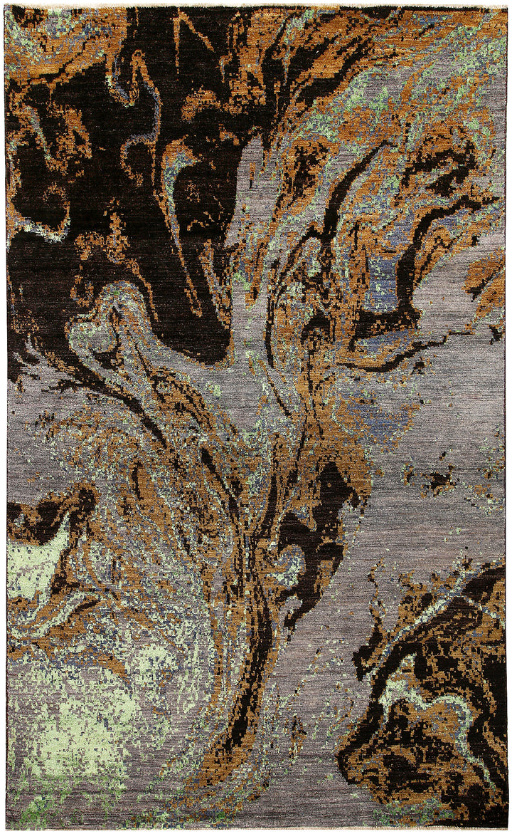 Multi Colored Abstract 5' x 8' 2 - No. 65089 - ALRUG Rug Store