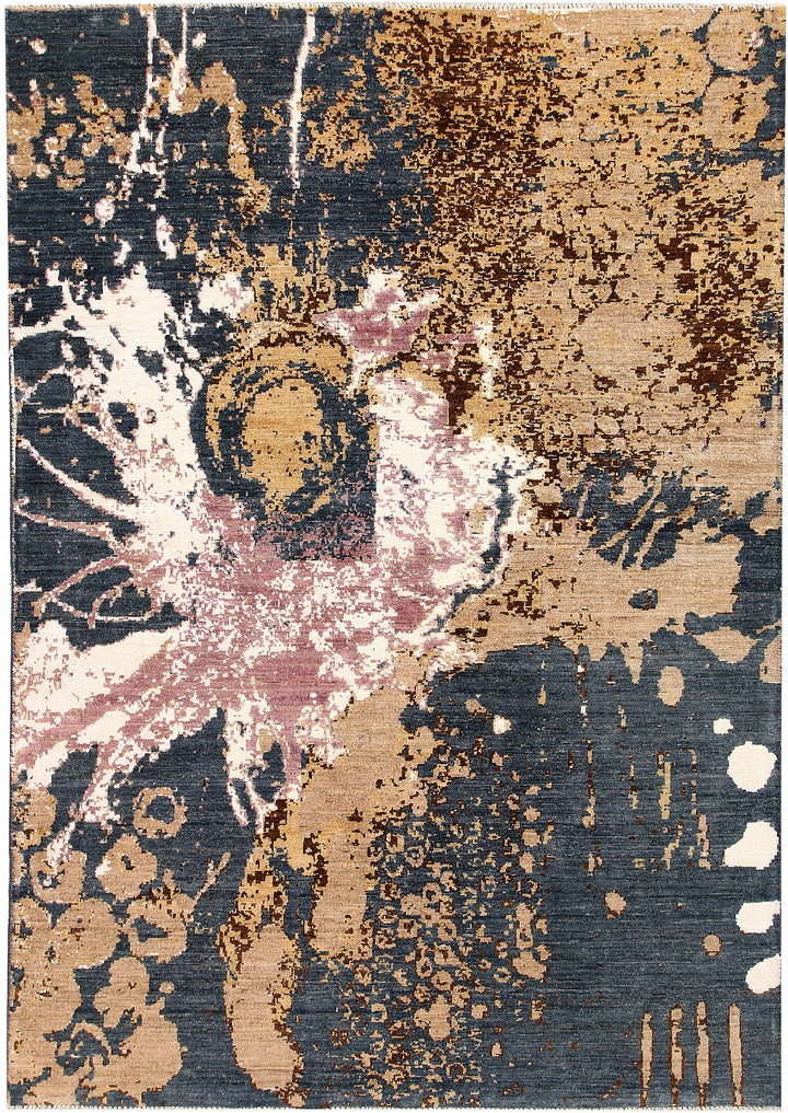 Multi Colored Abstract 5' 6 x 7' 10 - No. 65090 - ALRUG Rug Store