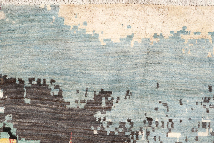 Multi Colored Abstract 5' 7 x 9' 3 - No. 65091 - ALRUG Rug Store