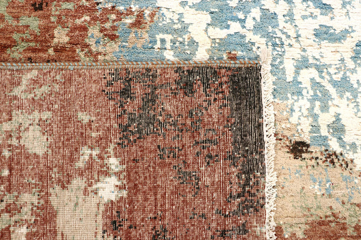 Multi Colored Abstract 6' 4 x 9' 7 - No. 65094 - ALRUG Rug Store