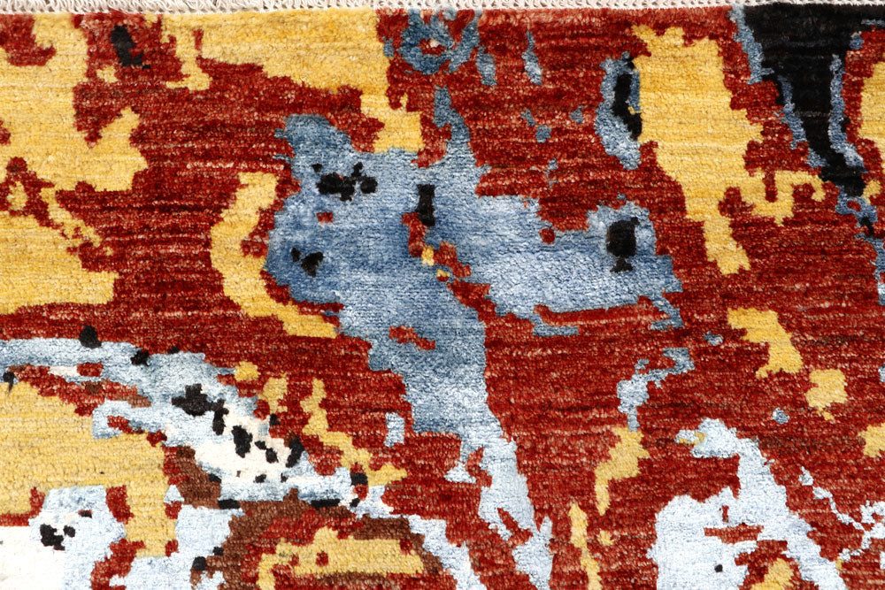 Multi Colored Abstract 5' 11 x 5' 11 - No. 65095 - ALRUG Rug Store