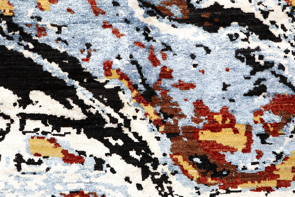 Multi Colored Abstract 5' 11 x 5' 11 - No. 65095 - ALRUG Rug Store