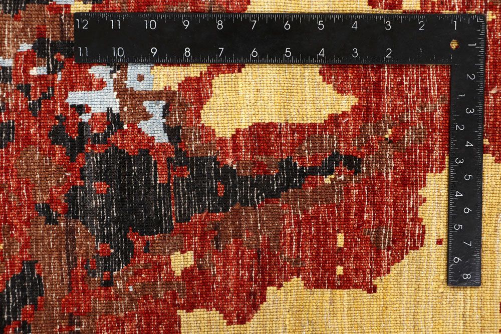 Multi Colored Abstract 5' 11 x 5' 11 - No. 65095 - ALRUG Rug Store