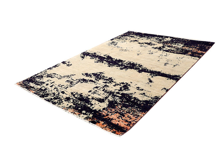 Wheat Abstract 6' x 8' 11 - No. 65096 - ALRUG Rug Store