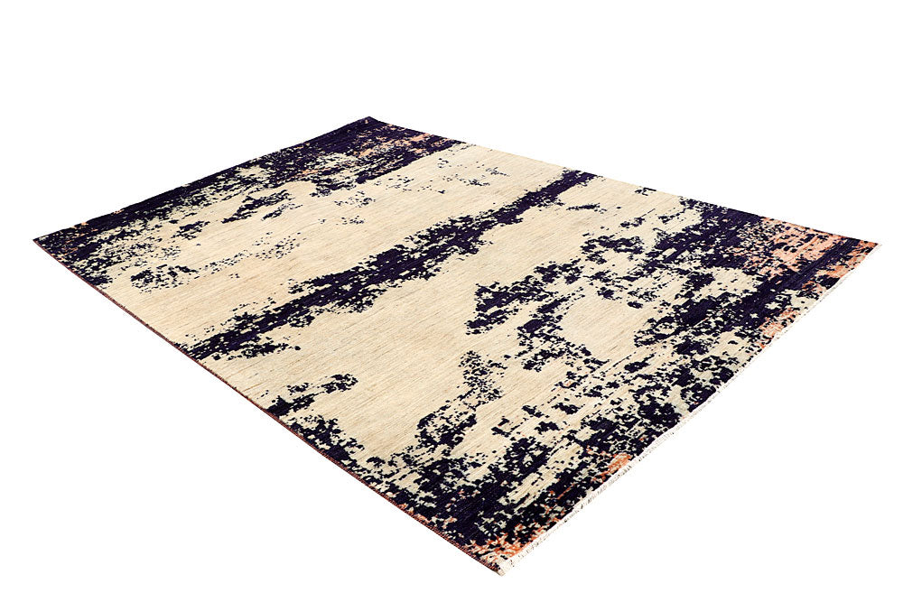 Wheat Abstract 6' x 8' 11 - No. 65096 - ALRUG Rug Store