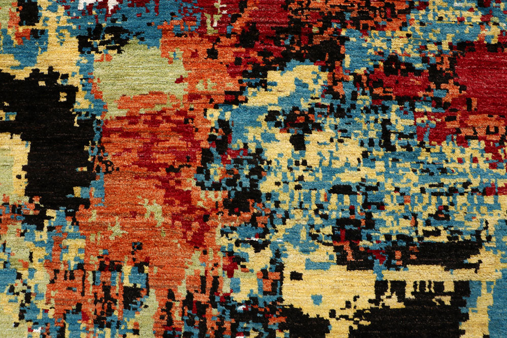 Multi Colored Abstract 6' 1 x 9' 1 - No. 65097 - ALRUG Rug Store