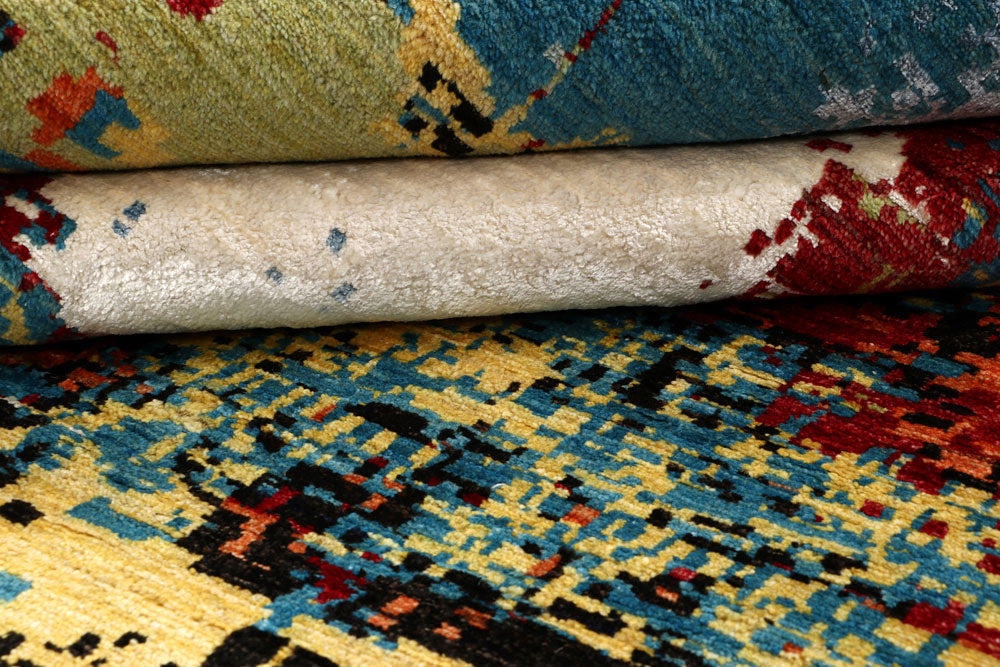 Multi Colored Abstract 6' 1 x 9' 1 - No. 65097 - ALRUG Rug Store