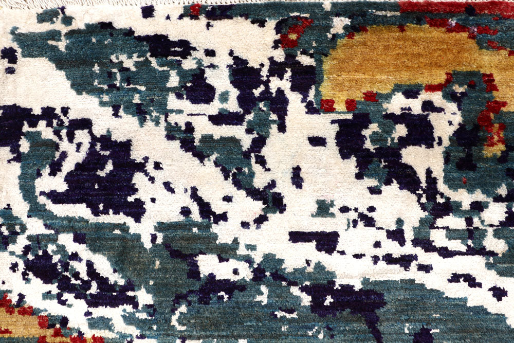 Multi Colored Abstract 5' 11 x 9' 1 - No. 65098 - ALRUG Rug Store
