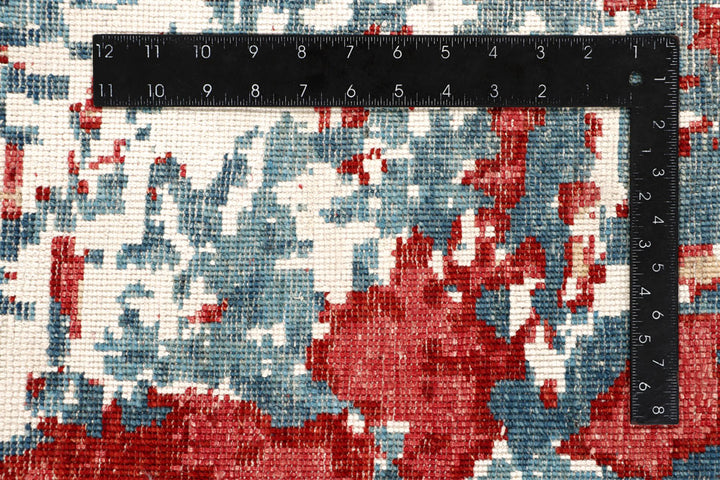 Cadet Blue Abstract 6' 5 x 9' 9 - No. 65099 - ALRUG Rug Store