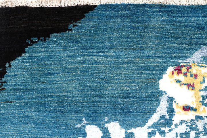 Multi Colored Abstract 6' 2 x 9' 5 - No. 65100 - ALRUG Rug Store