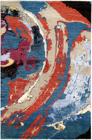 Multi Colored Abstract 6' 2 x 9' 5 - No. 65100 - ALRUG Rug Store