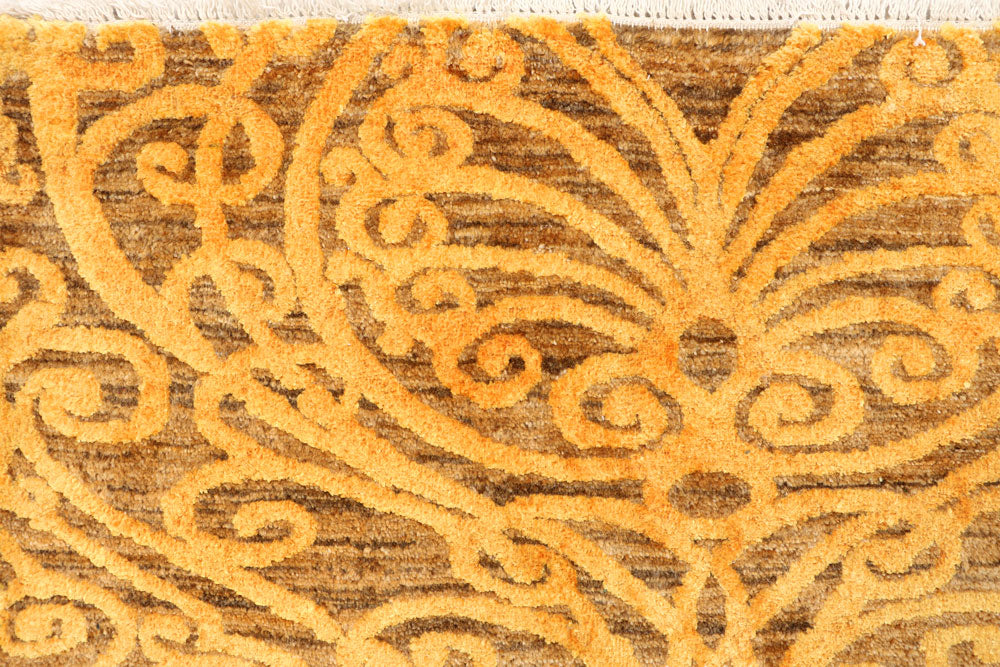 Goldenrod Abstract 6' 2 x 9' 5 - No. 65101 - ALRUG Rug Store