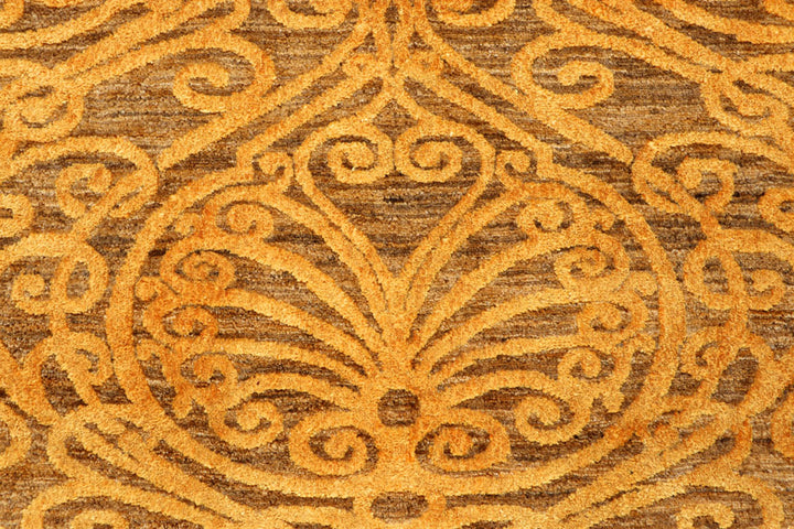 Goldenrod Abstract 6'  2" x 9'  5" - No. QA65265